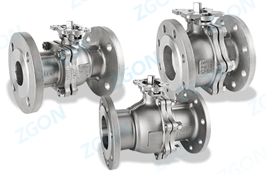 High platform flange ball valve