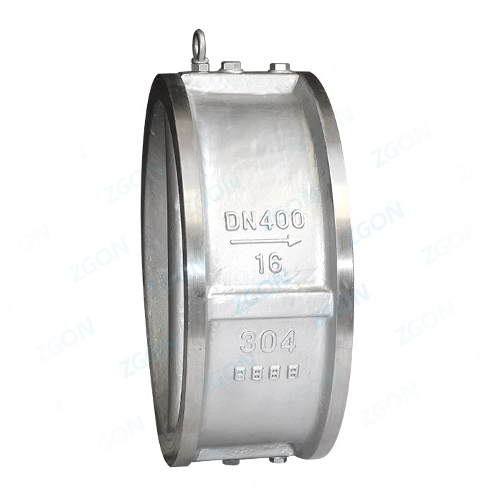 Butterfly type clamp check valve