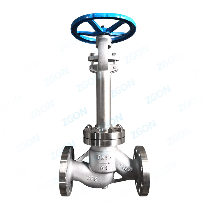 Cryogenic globe valves