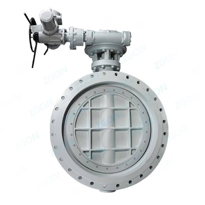 Electric flange butterfly valve