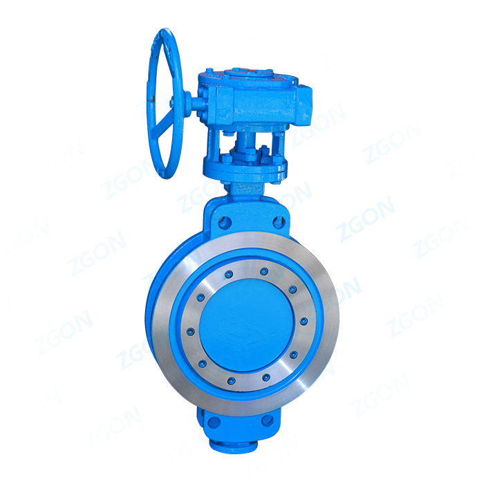 Worm gear clamp butterfly valve