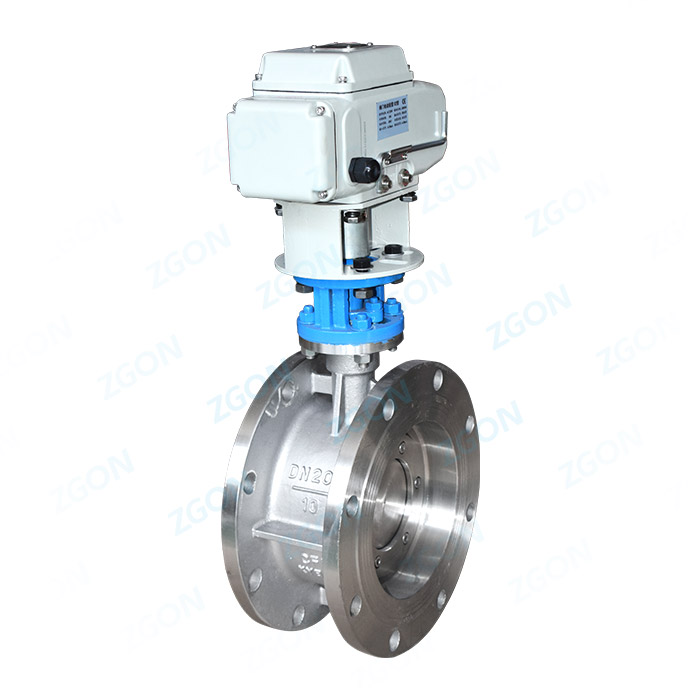 Pneumatic flange butterfly valve
