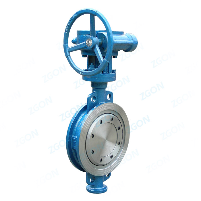 Hard sealed butterfly valve