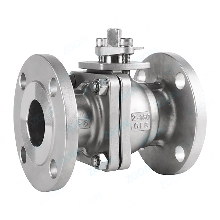 Manual American standard flange ball valve