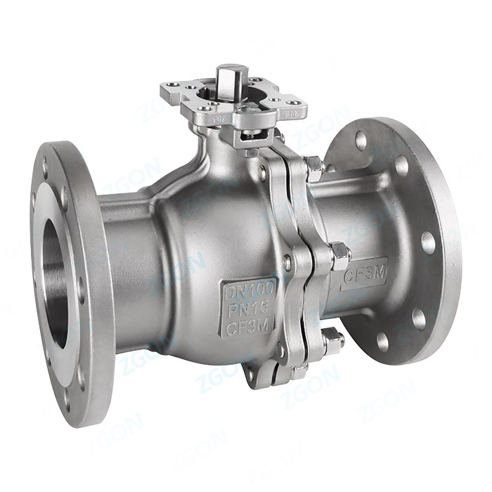 High platform national standard flange ball valve