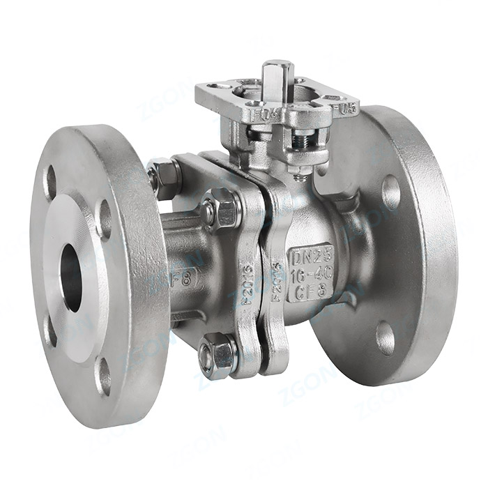 High platform national standard flange ball valve