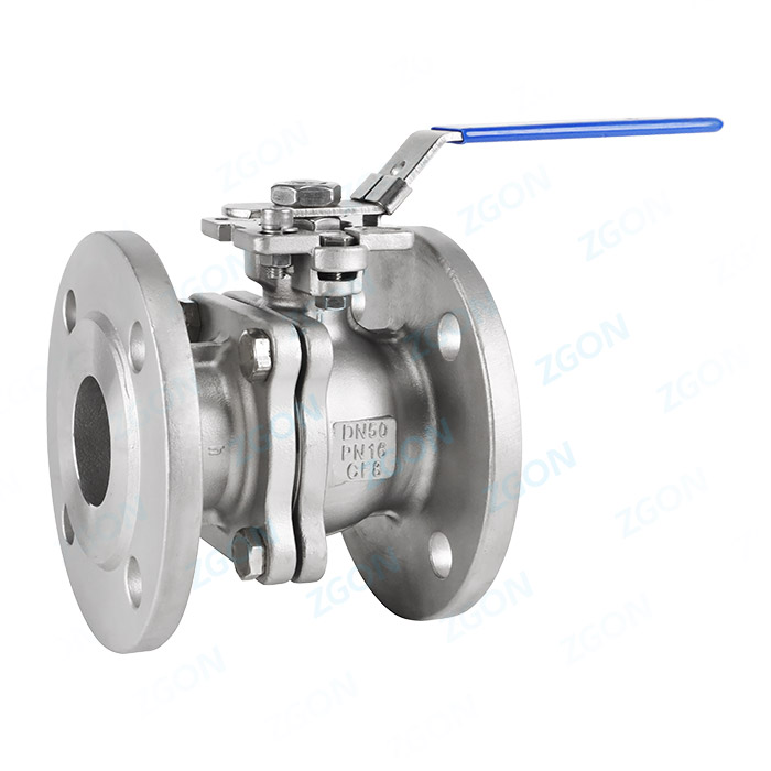 High platform German standard flange ball valve