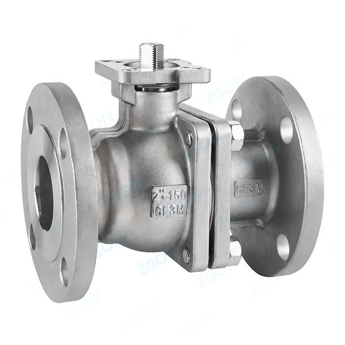 High platform American standard flange ball valve
