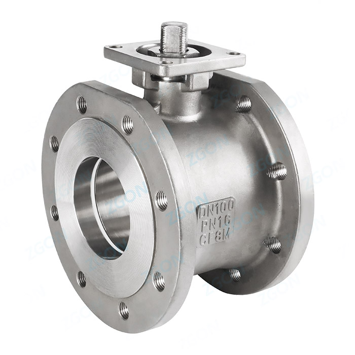High platform clamp ball valve