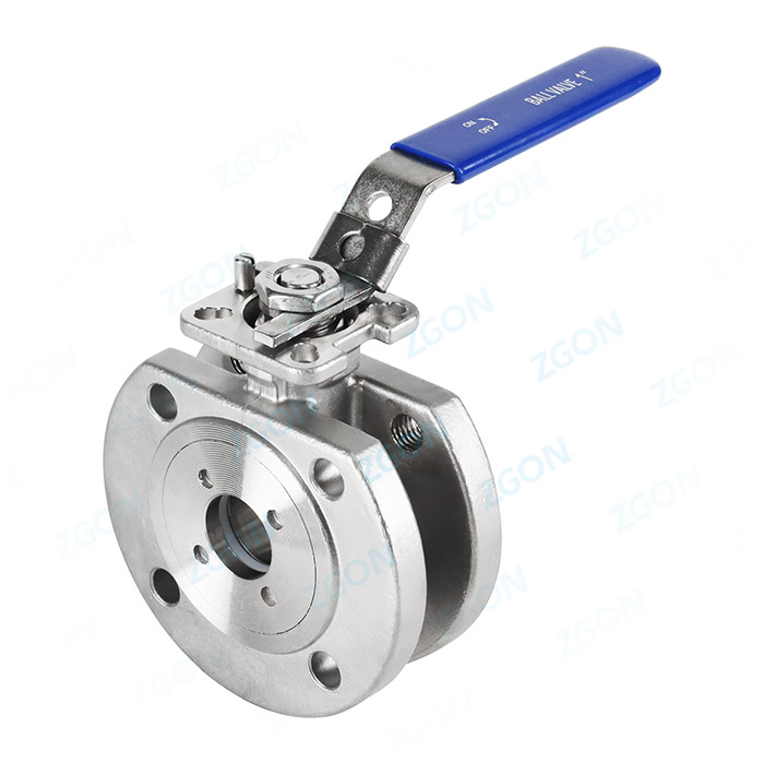 High platform clamp ball valve