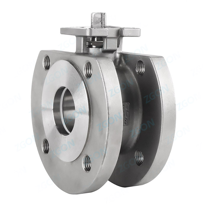 High platform clamp ball valve