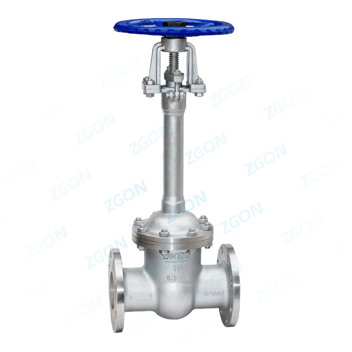 Low temperature gate valve