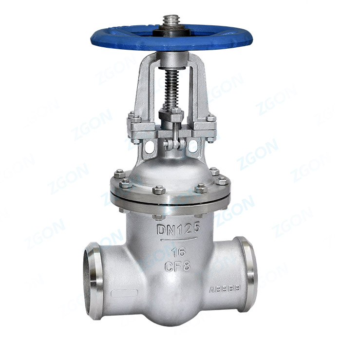 Welding gate valve